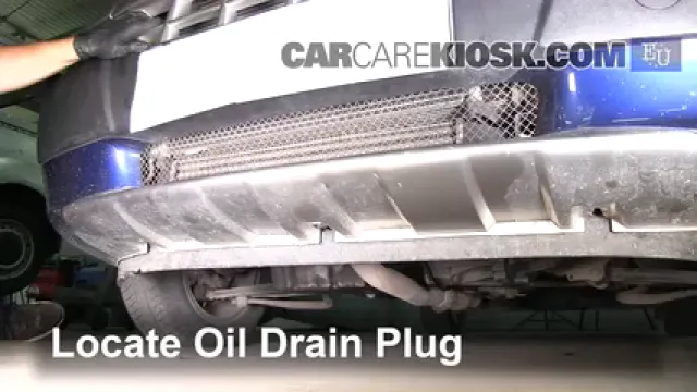 2003 Fiat Doblo Malibu 1.9L 4 Cyl. Diesel Aceite Cambiar aceite y filtro de aceite